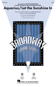 cover Aquarius/Let the Sunshine In SATB choral sheet music cover